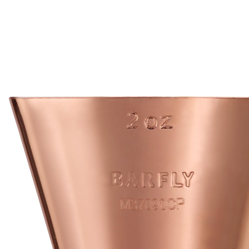 Barfly Drink Jigger, 1 oz x 2 oz Slim Style, Copper - Image 3